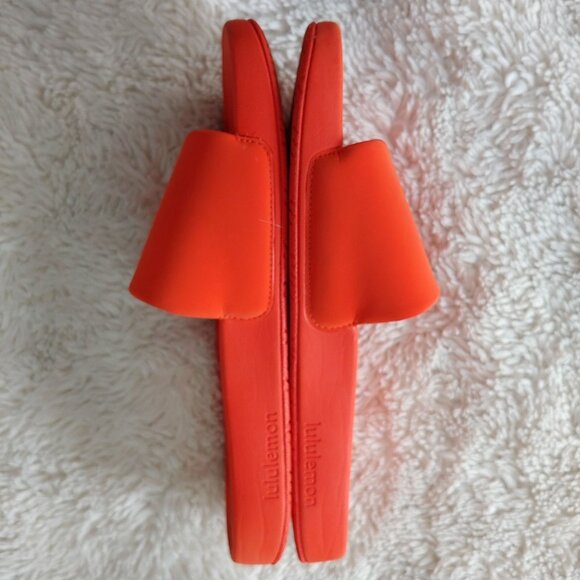 Lululemon Restfeel Womens Comfortable Slip-on Sandals Solar Orange - Picture 3 of 12